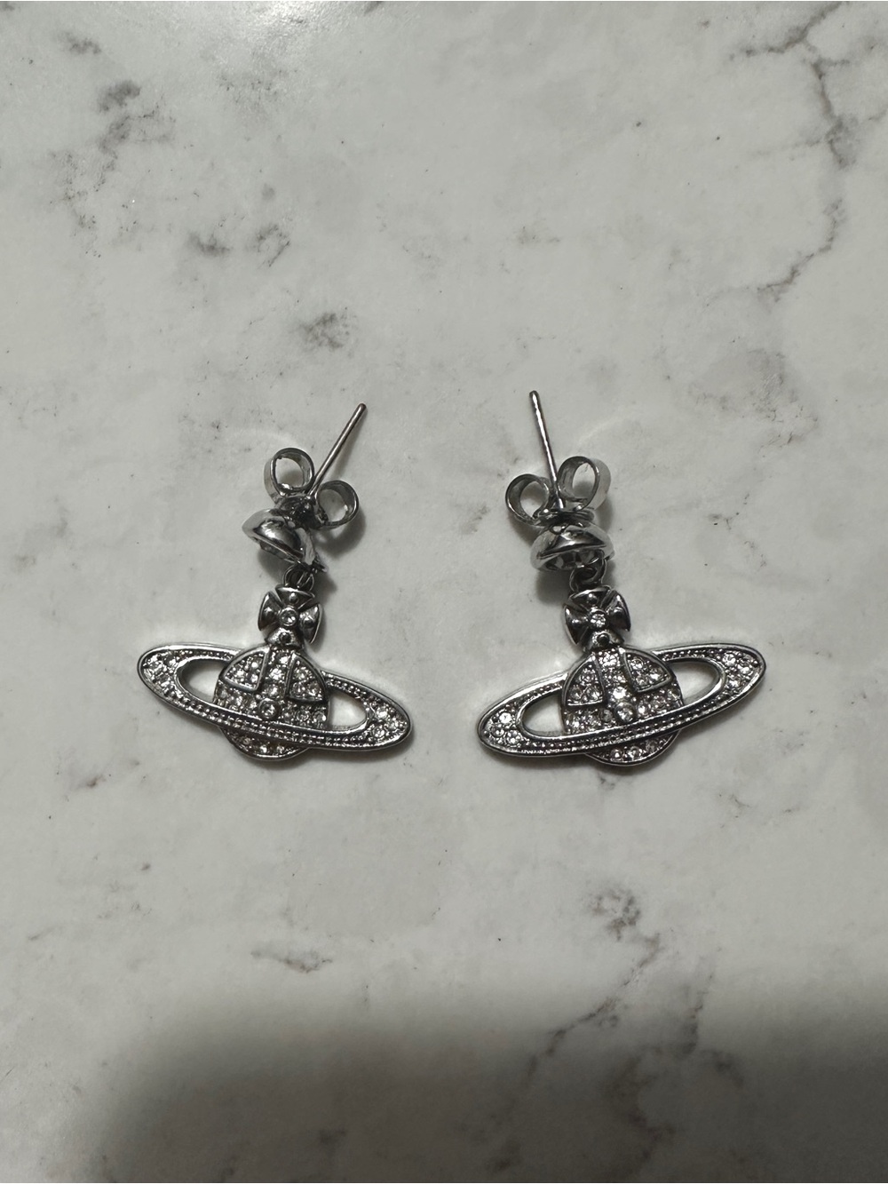 Vivienne Westwood Mini Bas Relief Drop Earrings